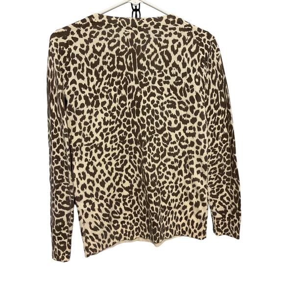J. Crew XS Cheetah Print Sweater - Picture 2 of 8